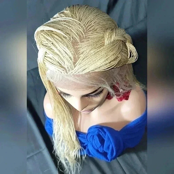 Stunning Style Revolution: 100% Handmade Micro Millions Braided Full Lace Wigs". - Picture 13 of 17